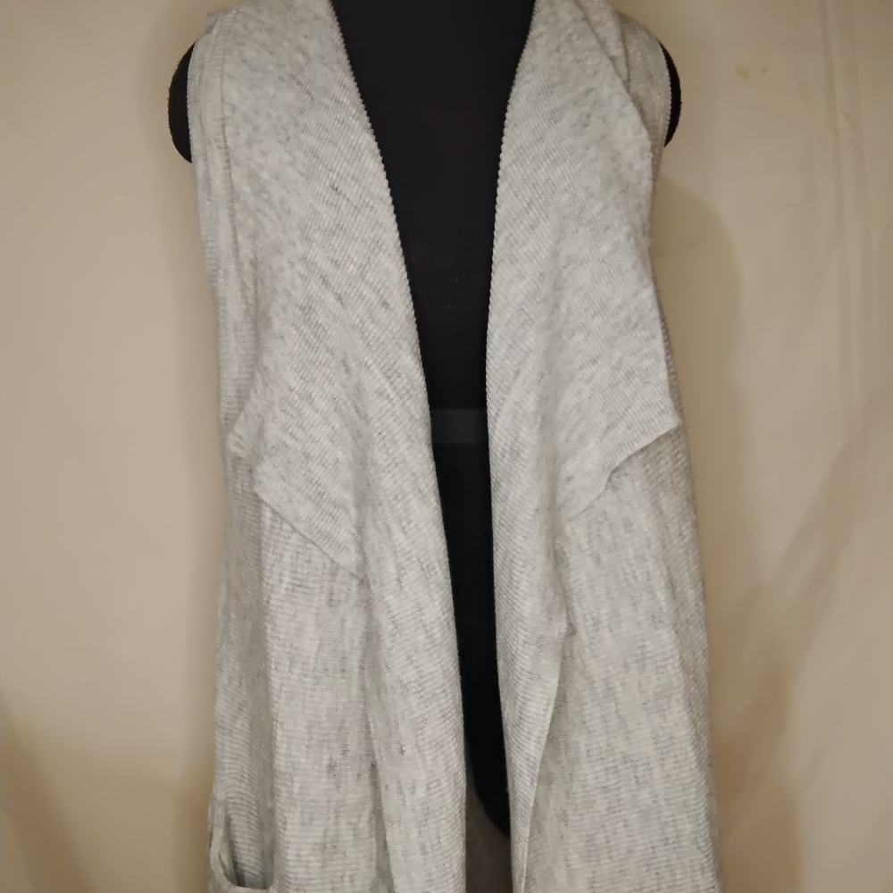 H&M Light Gray Open Front Cardigan